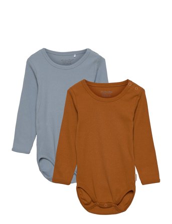 Minymo Body Ls (2-Pack) - Brown - 68