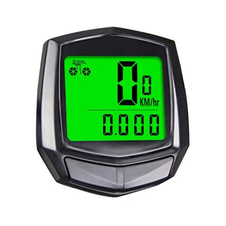 Pyörän nopeusmittari, polkupyörän nopeusmittari LCD-näytöllä, tarkka nopeusmittari