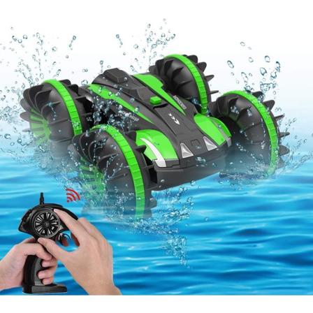 Leksaker för 6-10 år gamla pojkar Amfibie RC Bil för barn 2.4GHz Re