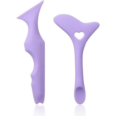 2 stk Eyeliner Stencils, Silikon Vinget Eyeliner Verktøy Hjelper for Nybegynnere Eyeliner Stencil