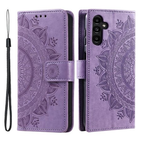 SKALO Samsung A26 5G Mandala Flip Cover - Lilla