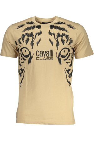 Cavalli Class T-shirt Maniche Corte Uomo Beige