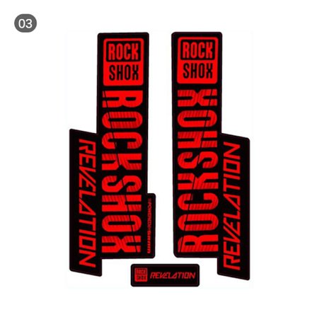 Etuhaarukkatarra Rock Shox SID Road Bike MTB Race -kilpailuun