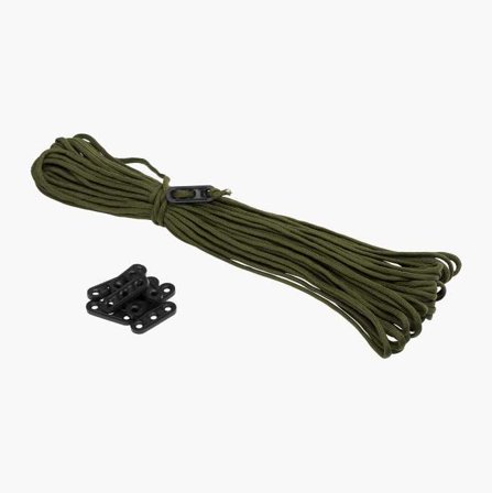 Tältlina med spännare grön