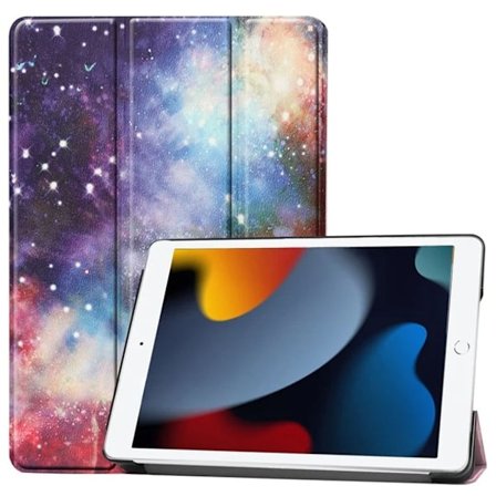iPad 10.2" 2021/2020/2019 Tri-fold Fodral med Stativfunktion - Nebula