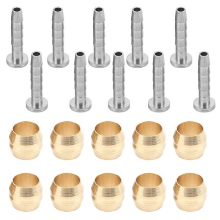 GUB Mountain Bike Skivebremseslange Kobber Olive og Koblingsinnsatssett for BH90 Slange