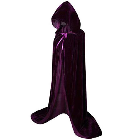 Halloween Kostymer Kappa Hooded Witch Long Cloaks Hood Capes