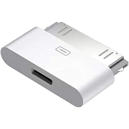 Lightning till 30-stiftsadapter, hane till 8-stiftshonkontaktkonverter med iPhone