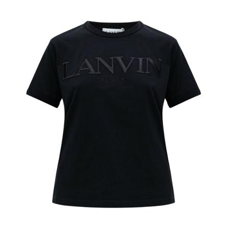 Lanvin T-shirt with logo Sort, Dame T-shirts