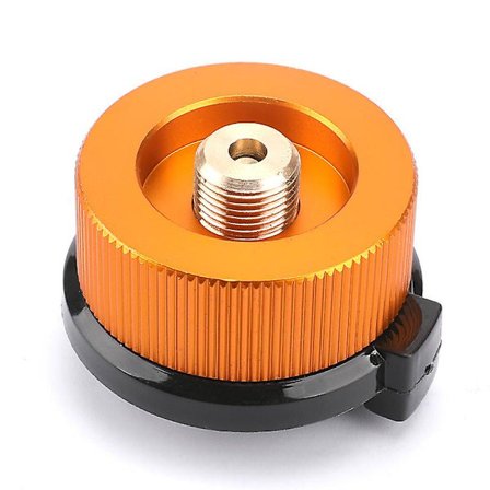 Camping Kogeplade Adapter Aluminiumlegering Gasbeholder Adapter Cylinder Ovn Konverter Køkkenredskaber Stempel Adapter Ovn(1stk, Gul Sort)