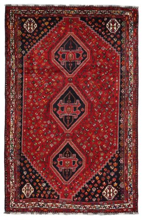 Medallion Shiraz Rug 200X307 Wool