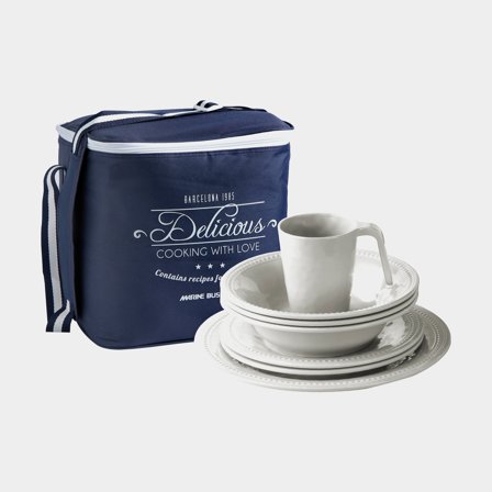 Melaminservice Marine Business Harmony Perla, hvid, 17 dele