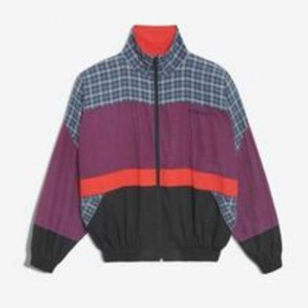 Balenciaga, Light Jackets Paars, Heren, Maat:M