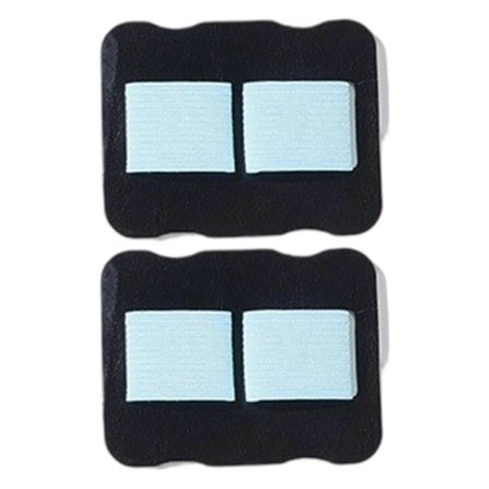 2 stk. Læder Penneholder med Dobbelt Elastikbånd Selvklæbende Elastikbånd Penneclips til Hardcover Notesbog Journal Tablet Grøn