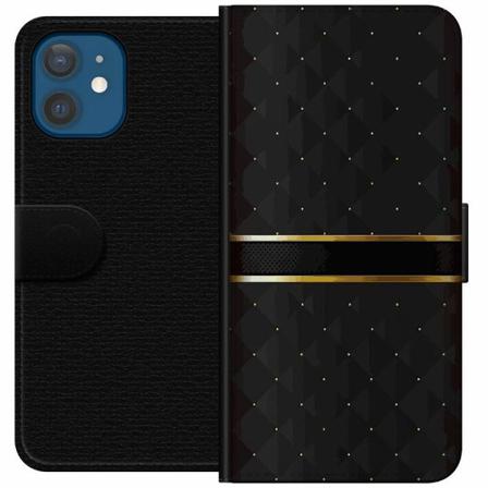 Apple Iphone 12 Plånboksfodral Golden Stripes