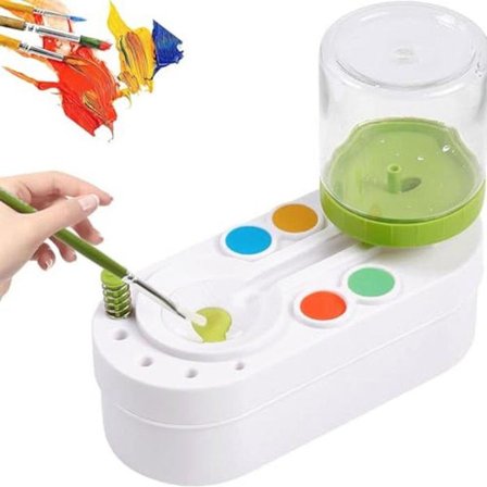 Multifunktionel penselrenser til akryl, akvarel og vandbaseret maling - Kunstnerartikler