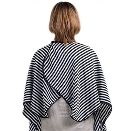 Ouzhan Muodikas Raidallinen Salonki Hiustenleikkuu Viitta Parturi Esiliina