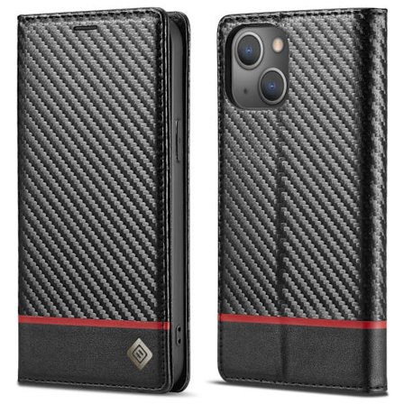 LC.IMEEKE Plånboksfodral till iPhone 15 Plus - Svart