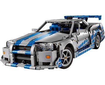 Technic 2 Fast 2 Furious Nissan Skyline GT-R (R34) bil 42210 - LEGO Technic 2 Fast 2 Furious Nissan Skyline GT-R 42210