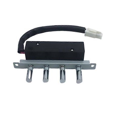 Bryter for kjøkkenvifte, metallforsterkning, 4-tasters bryter, erstatningstilbehør for Midea kjøkkenvifte (FMY)