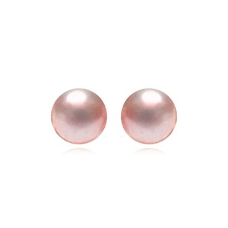 Øreringe - Luxenter - Gul - Sølv 925 - Rosa perle - Rhodium belagt