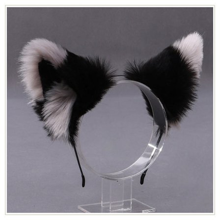 Furry Animal Cat Ears Headband Cat Headdress Halloween Cosplay Party Soft, Color 15