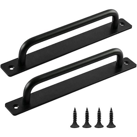 2 stk skyvedørhåndtak, låvedørhåndtak, innvendige og utvendige dørhåndtak