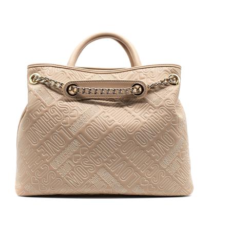 Love Moschino, Shoulder Bags Beżowy, Kobieta, Rozmiar: ONE Size