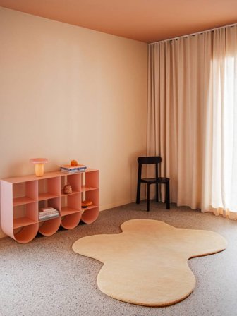 Monocromatico Piccolo Glace Tappeto - Giallo Polvere 150X180 Lana, In Stile Moderno