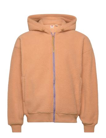 Sherpa Full Zip Hoodie Iced Co Sweat-shirts & Hoodies Fleeces & Midlayers Oranssi LEVI ́S Men