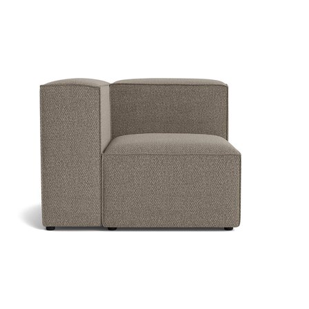 Lissabon hjørnemodul, venstrevendt - Nordic Grå - 100x100x72 - Sofa