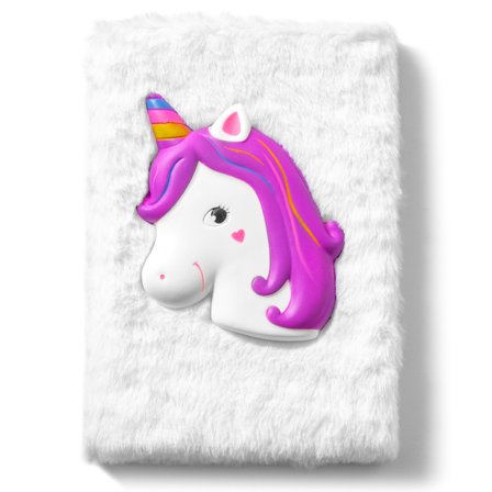 MERKNAD BOOK fluffy Unicorn