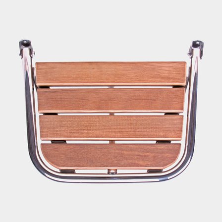 Swim platform / bathing platform boat 1852-Marine, teak & acid-resistant stainless steel, 45 x 36 cm