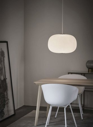 Lamella 1 taklampe - hvit/sort