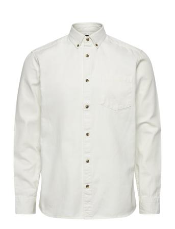 Onsbryce Ls Reg Shirt Noos Skjorta Casual Vit ONLY & SONS