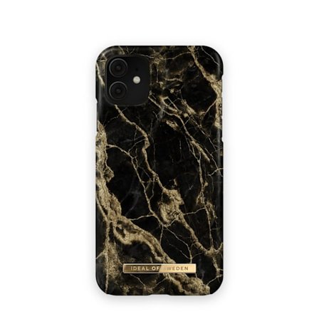 Printed Case iPhone 11 / XR Golden Smoke Marble