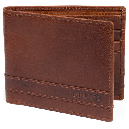 Montreal Luxury Tan RFID Leather Wallet for Men - Wallets