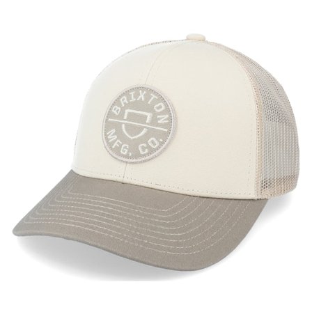 Brixton - Béžová trucker Kšiltovka - Crest Mesh Twig/Vanilla Trucker @ Hatstore