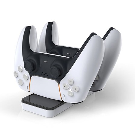 Portabel Dual Dockstation PS5 Handkontroll