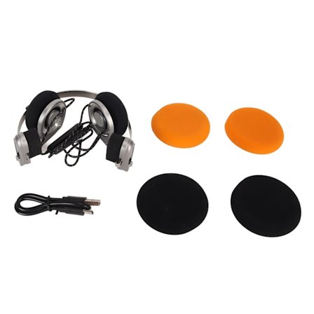 Retro Bluetooth-headset BT5.2 hopfällbara lätta bärbara trådlösa Bluetooth-hörlurar för mobiltelefon surfplatta silver