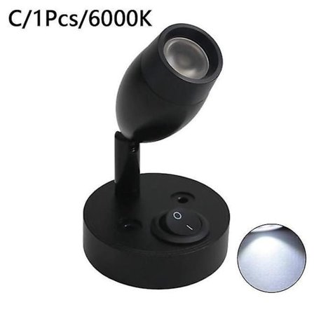 LED Spot Reading Light DC12V 6000K Warm White RV Bedside Boat Lamp Wall Camp Trailer Home Caravan Lighting Boat Interior