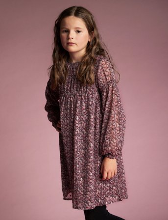 Creamie Dress Dobby - Burgundy - 152