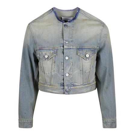 Maison Margiela Denim Jakke Blå, Dame