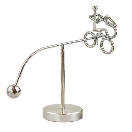Stål Balance Legetøj Balancerende Tumbler Legetøj Kinetisk Kunst Balance Legetøj Dekompressiv Videnskab Psykologi Hjem Offic Decor Skrivebordslegetøj