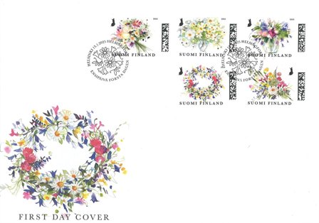 Finland - Blomster - Førstedagskuvert