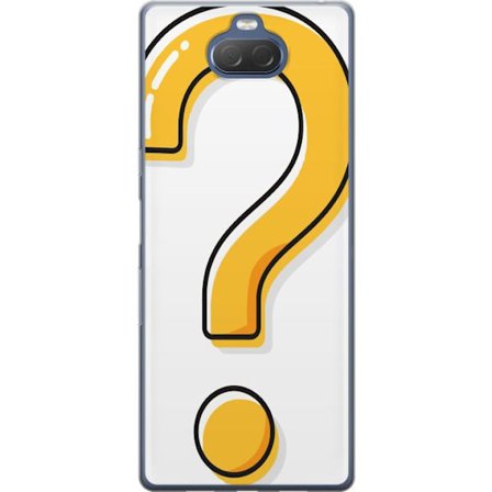 Kompatibelt Mobildeksel til Sony Xperia 10 Plus Spørsmålstegn