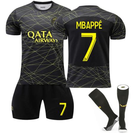 22-23 Real Madrid Hemma fotbollströja för barn psg black #7 #28 (12-13 years)