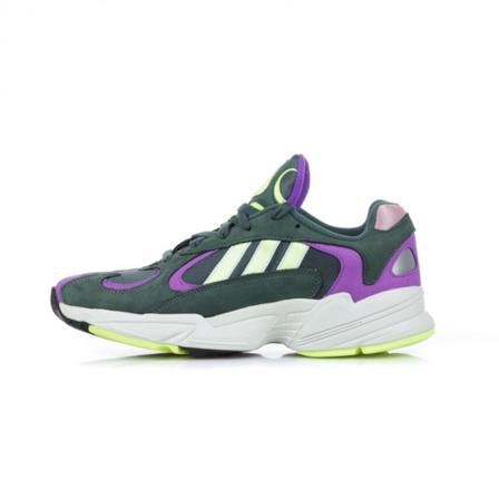 Adidas, Low shoe yung-1 Groen, Heren, Maat:42 1/2 EU