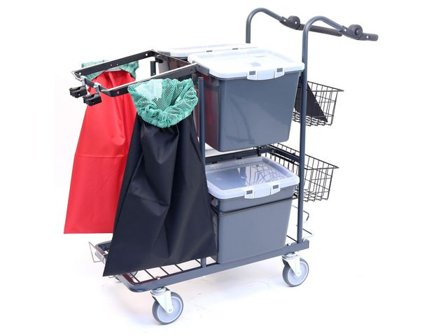 HYGIENTEKNIK Städvagn Stor - Lyreco - Städ och hygien - Städvagnar - Städvagnar