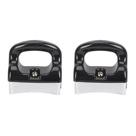 2x Hem Svart Silver Bakelit Handtag För Stekpanna Kastrull Köksredskap